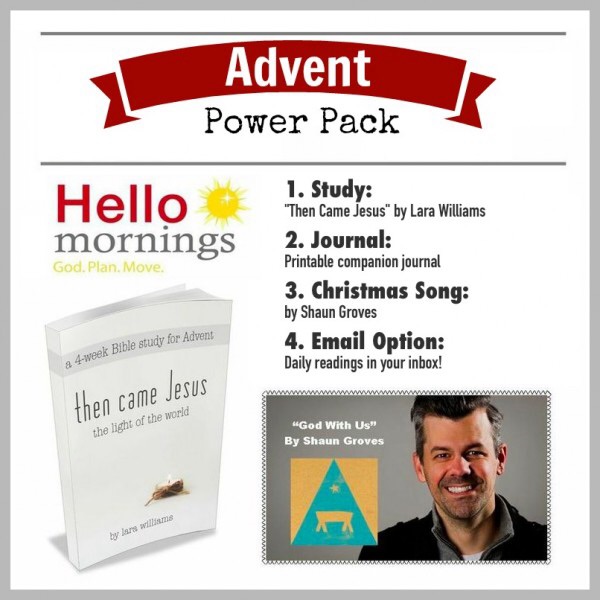 advent power pack hello mornings