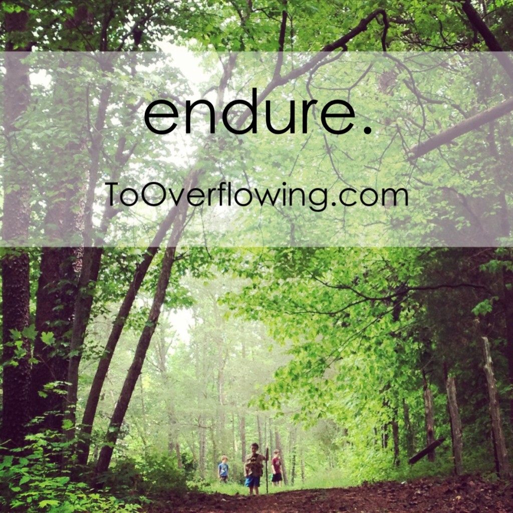 endure