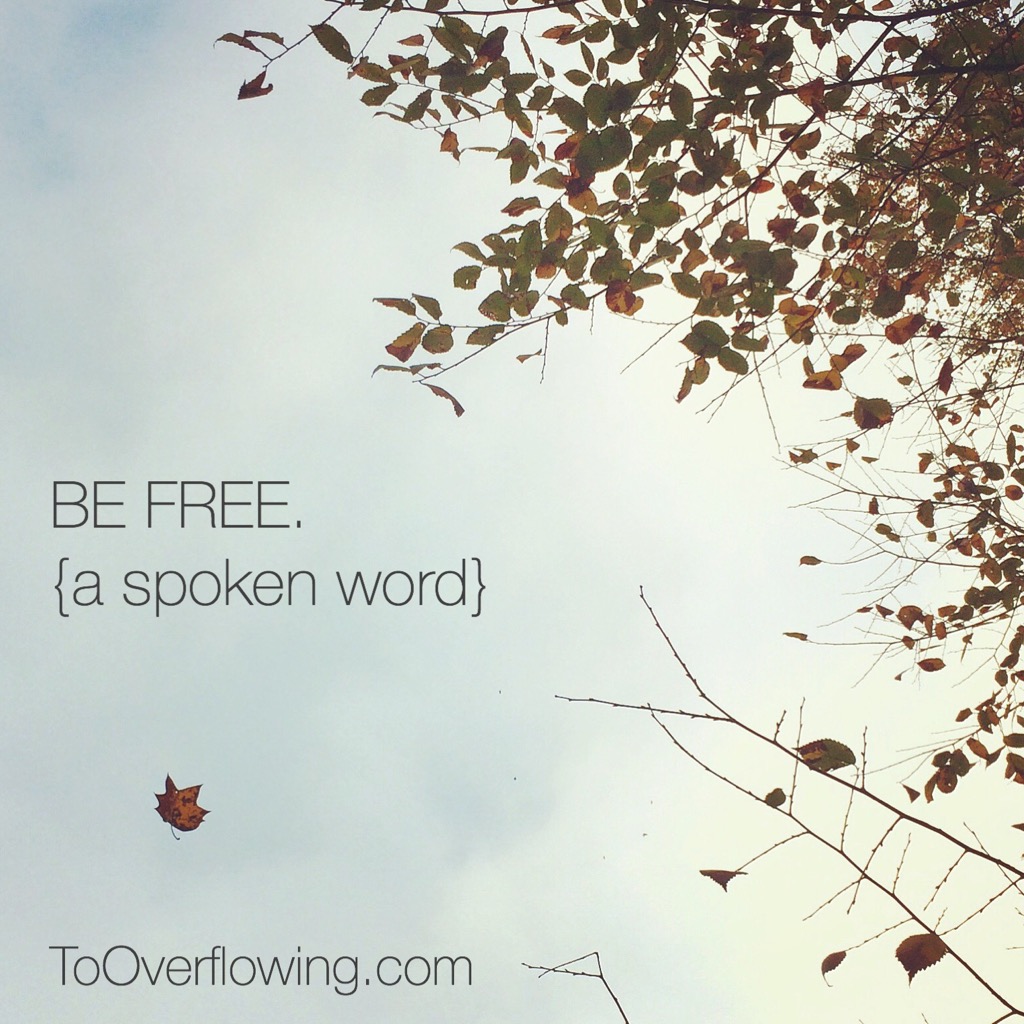 Be free spoken word